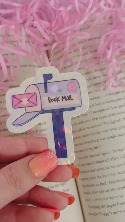 Book mail sticker