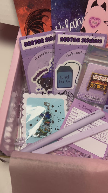 ACOTAR New Reader Mystery Bookish Box-Includes book!